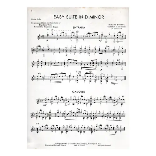 Easy suite in D minor