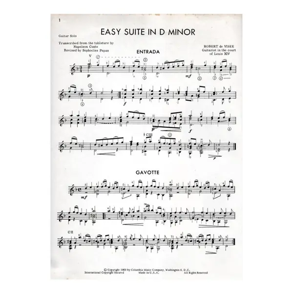 Easy suite in D minor