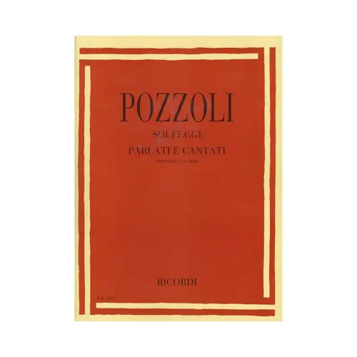 Solfeggi Parlati e Cantati - Appendice Al Primo Corso