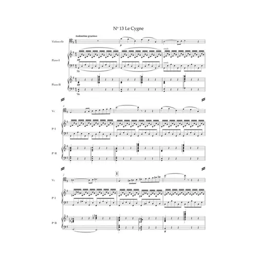 Le Carnaval des animaux -Score