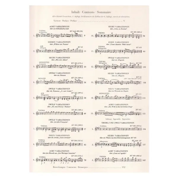 Variations for piano