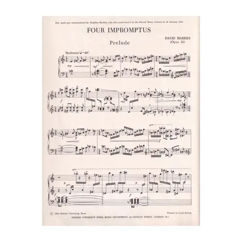 Four Impromptus Op.26