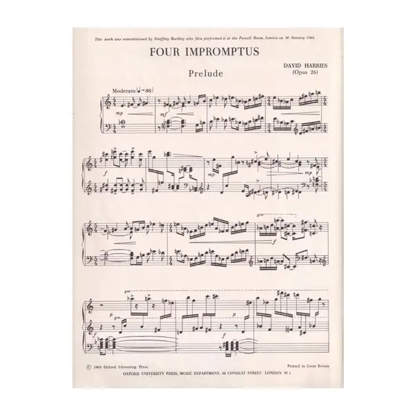 Four Impromptus Op.26