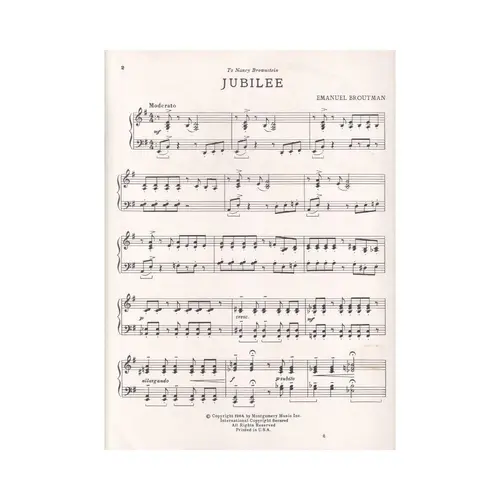 Jubilee for piano
