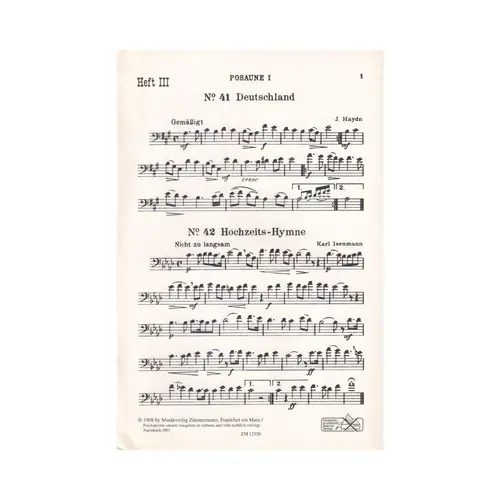 Quartette Fur 4 Pousanunen Vol.3 - Partes