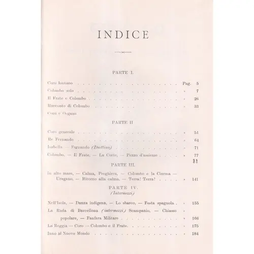 Colombo - Ópera Completa - Vocal Score
