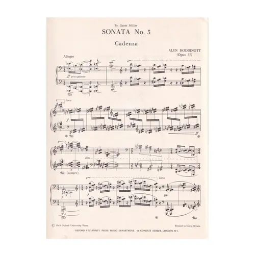 Sonata n.5 (Modern piano music)