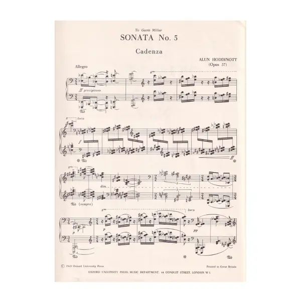 Sonata n.5 (Modern piano music)