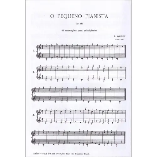 O Pequeno Pianista Op.189