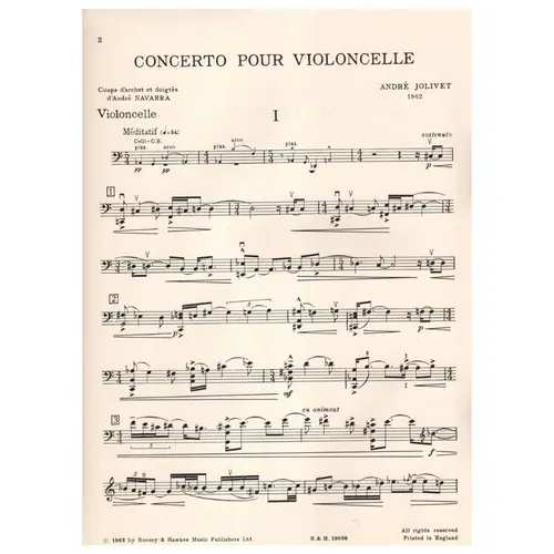 Concerto pour violoncelle