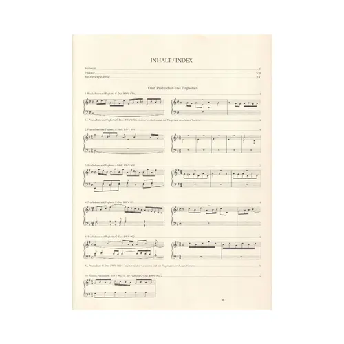 Preludes And Fughettas Composed In Conjunction With The Well-Tempered Clavier Ii