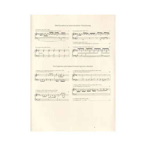 Preludes And Fughettas Composed In Conjunction With The Well-Tempered Clavier Ii