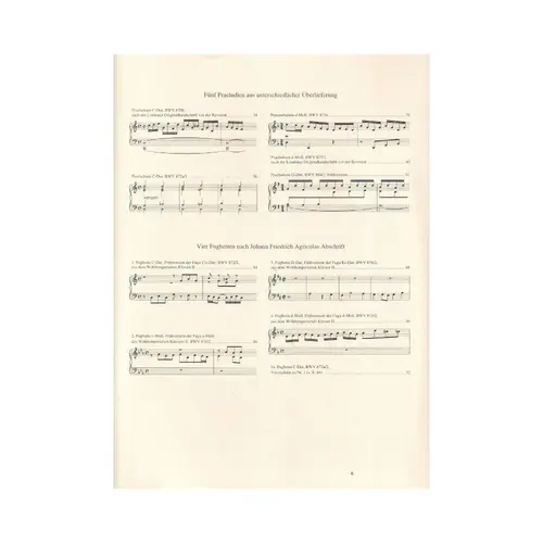 Preludes And Fughettas Composed In Conjunction With The Well-Tempered Clavier Ii