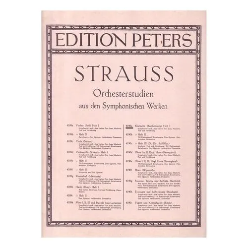 Orchesterstudien - Vol.1 -