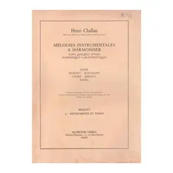 Mélodies instrumentales a harmoniser n.06 - Mozart