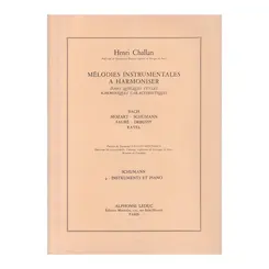 Mélodies instrumentales a harmoniser n.09 - Schumann