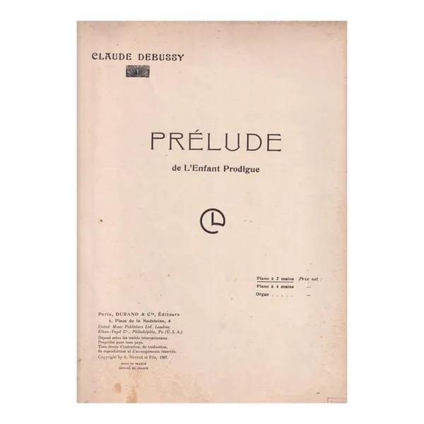 Prelude De L´Enfant Prodigue