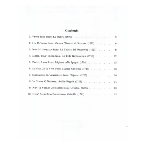 Ten Arias For High Voices