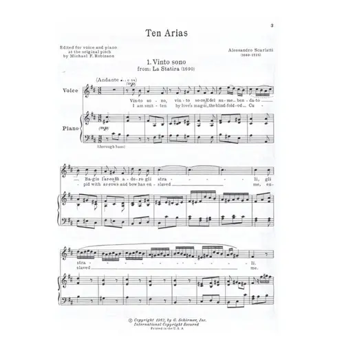 Ten Arias For High Voices