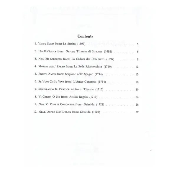 Ten Arias For High Voices