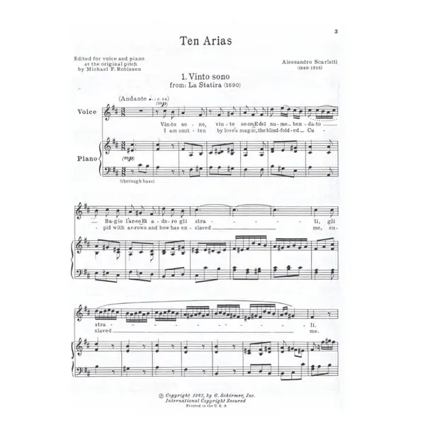 Ten Arias For High Voices