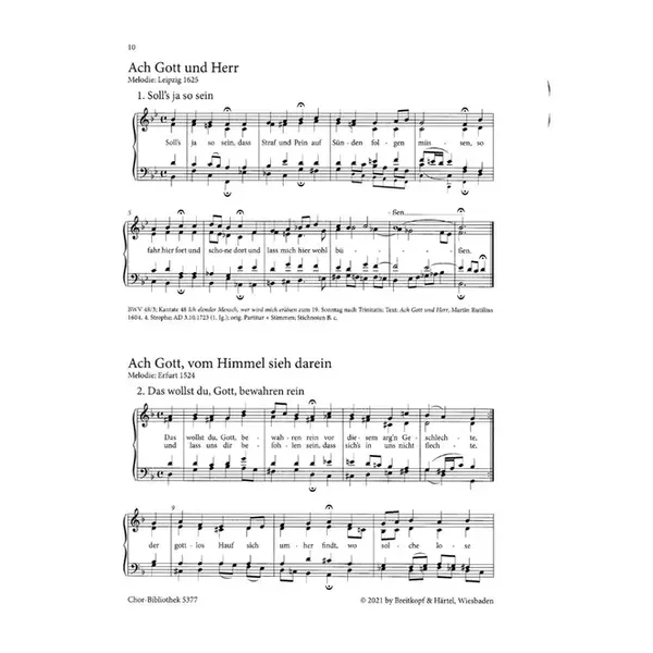 Complete Chorales - choral score