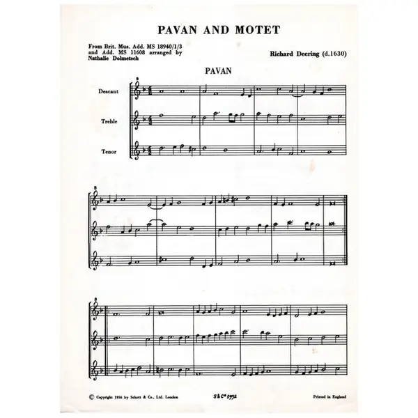 Pavan and Motet