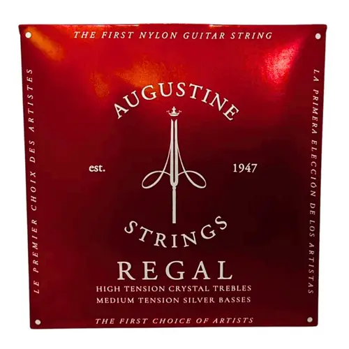 Encordoamento Para Violao Nylon Augustine Regal Red - Tensão Média
