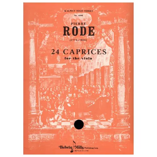 24 Caprices for the viola