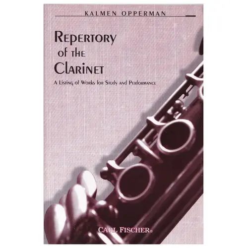 Repertory of the Clarinet
