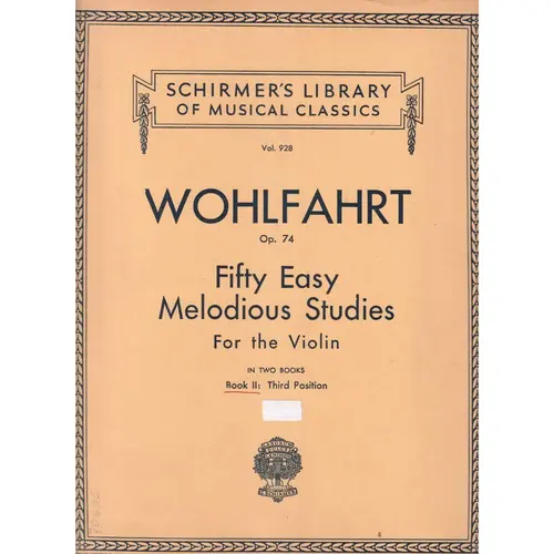 50 Easy Melodious Studies, Op. 74 – Book 2