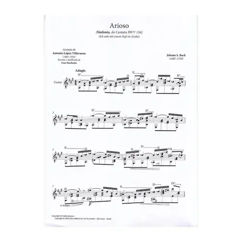 Arioso - Sinfonia da Cantata BWV 156