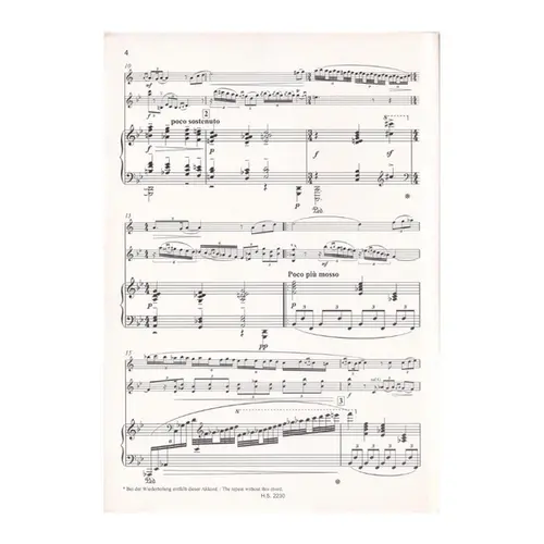 Trio Fur Klarinette, Violine Und Piano - Sik 2230 - Partes
