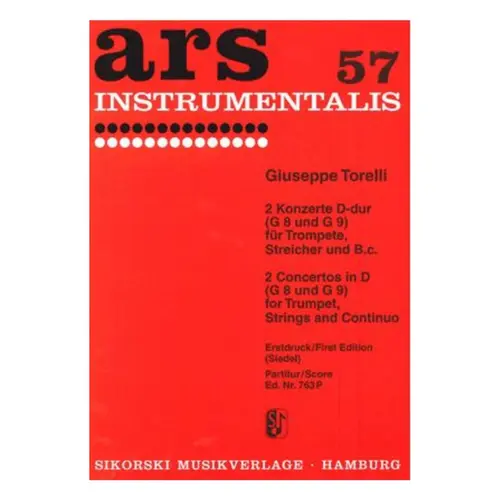 2 Concertos in D for Trumpet, Strings and Continuo
