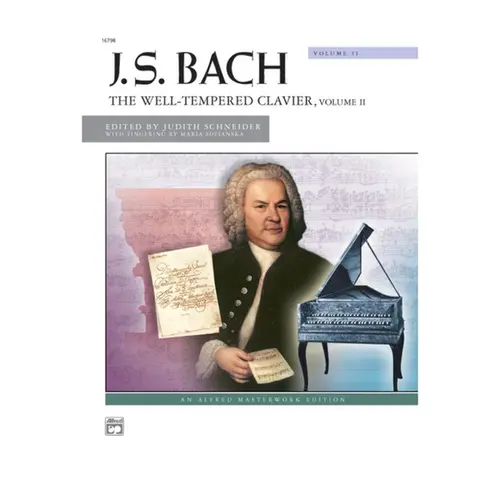 J. S. Bach: The Well-Tempered Clavier, Vol. II -Alfred Masterwork Editons