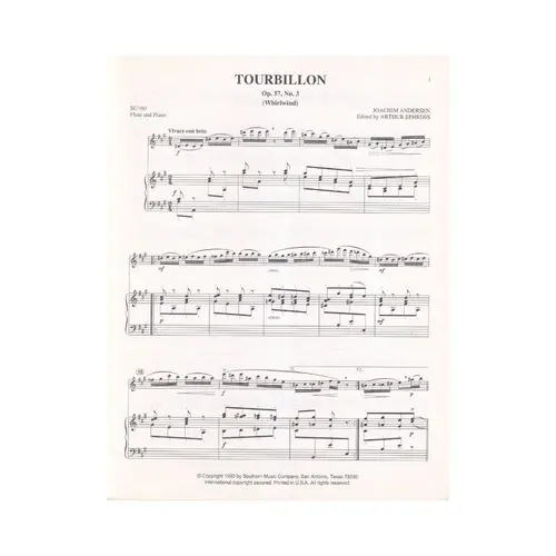 Tourbillon For Flute And Piano