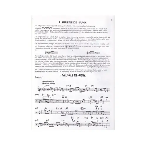 14 Blues & Funk etudes for C-Instruments