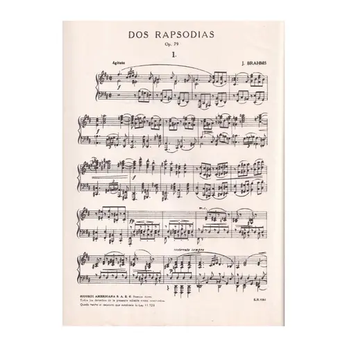 2 Rapsodias Op.79