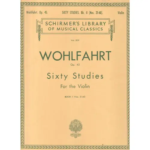 60 Studies Op. 45 – Book 2 (nos. 31-60)