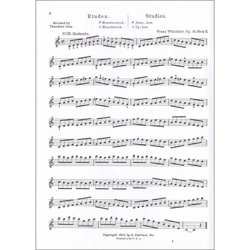 60 Studies Op. 45 – Book 2 (nos. 31-60)