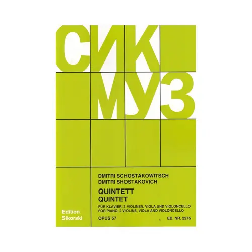 Quintett Op.57 For Piano, 2 Violins, Viola And Violoncello  - Score+Parts