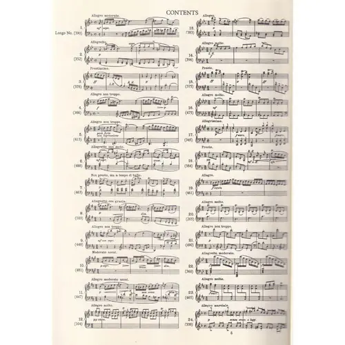 24 Sonatas in progressive order: Piano