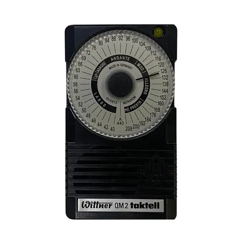 Metrônomo Taktell Quartz QM2 Wittner black (preto)