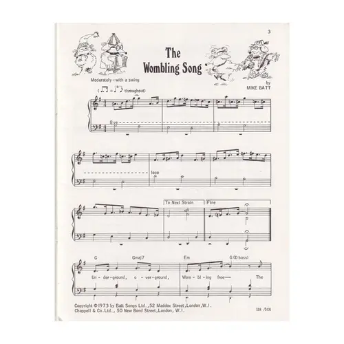 The Wombles'Song Book
