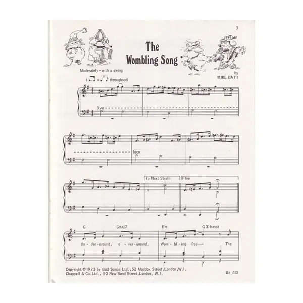 The Wombles'Song Book