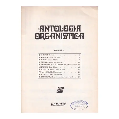 Antologia Organistica Vol.1