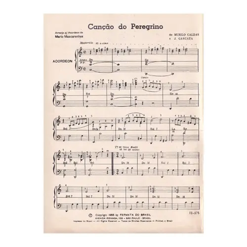 Canção Do Peregrino