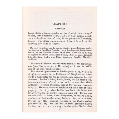 Berlioz the man and his work