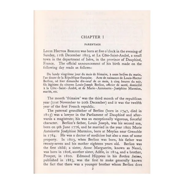 Berlioz the man and his work