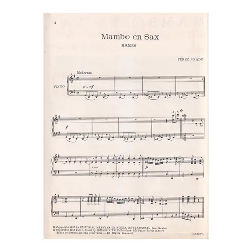 Mambo em Sax - Mambo